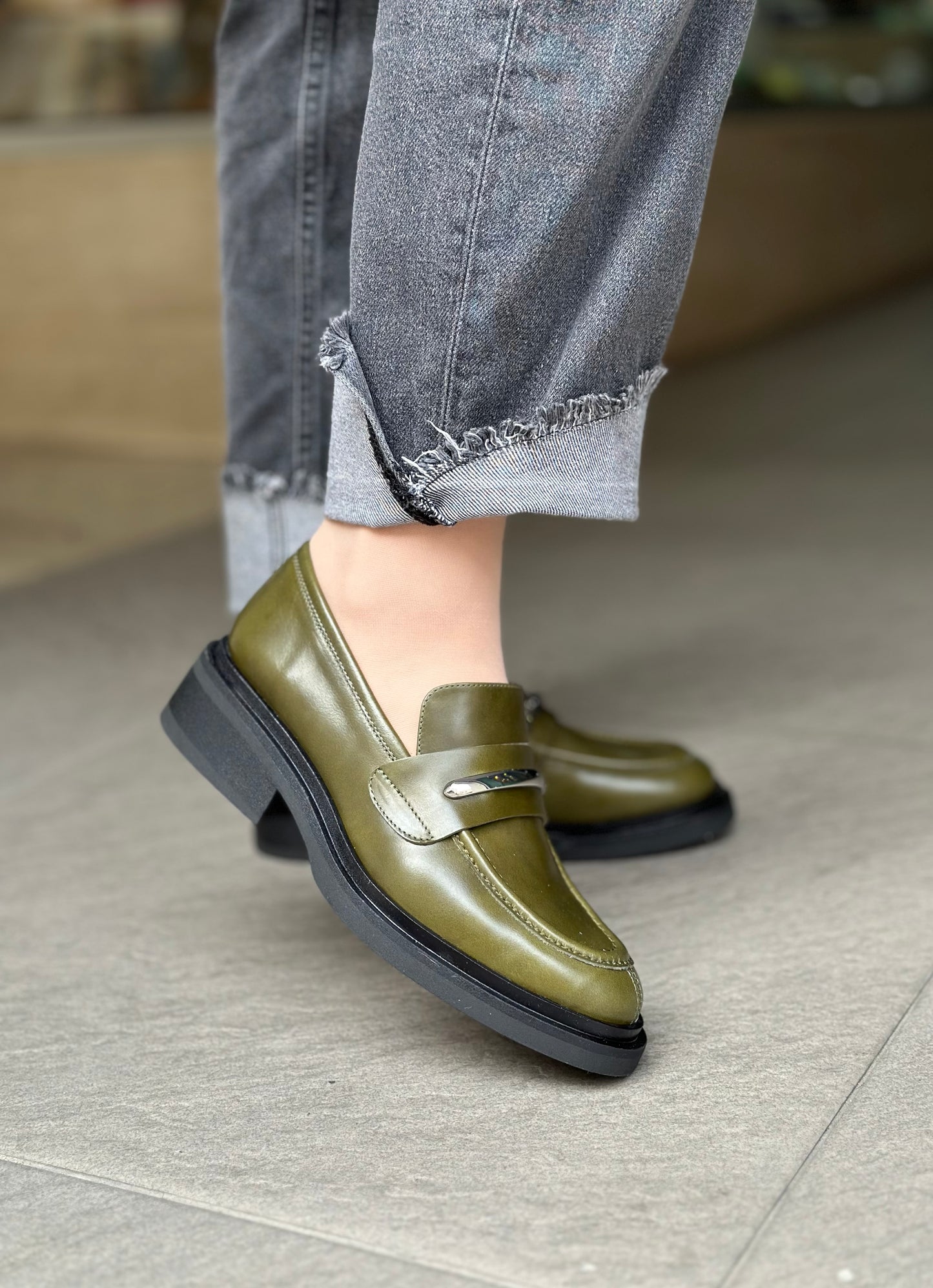 Mocassins ANGEL ALARCON 25562-151A VERT femme