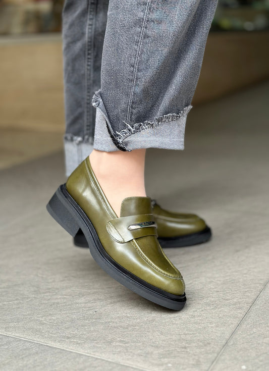 Mocassins ANGEL ALARCON 25562-151A VERT femme