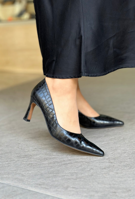 Escarpins ANGEL ALARCON 25552-458B MANATI NOIR femme