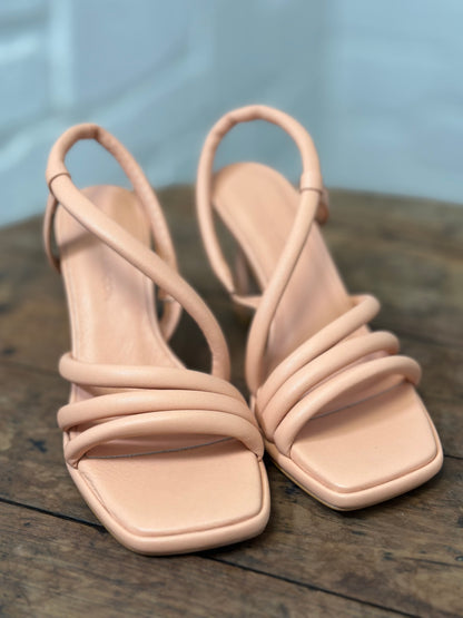 Nu-pieds à talons Angel Alarcon saumon femme