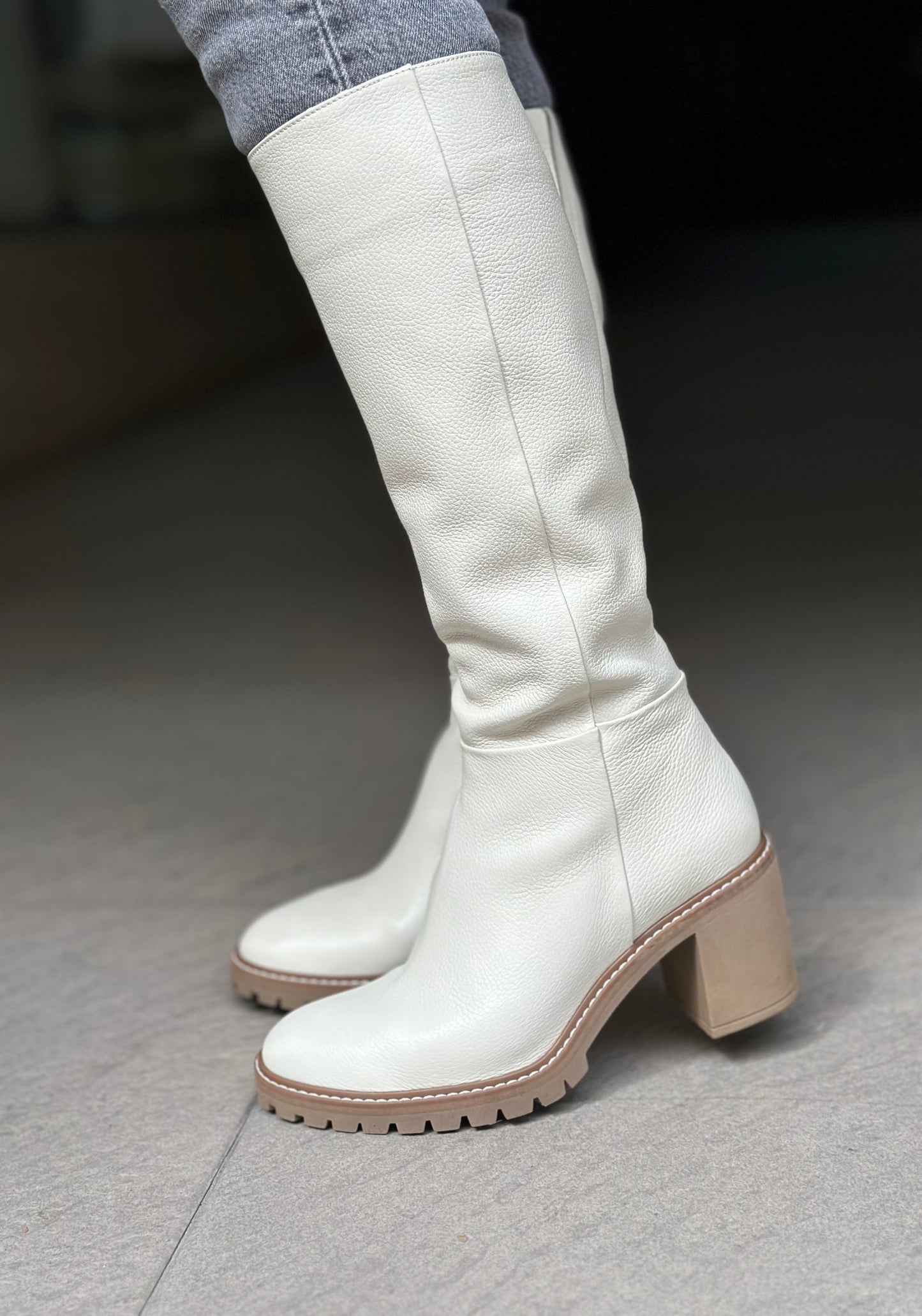 Bottes SOFTWAVES blanches femme