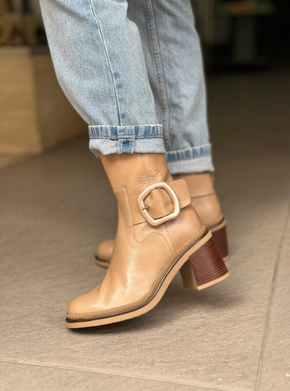 Bottines SOFTWAVES beiges femme