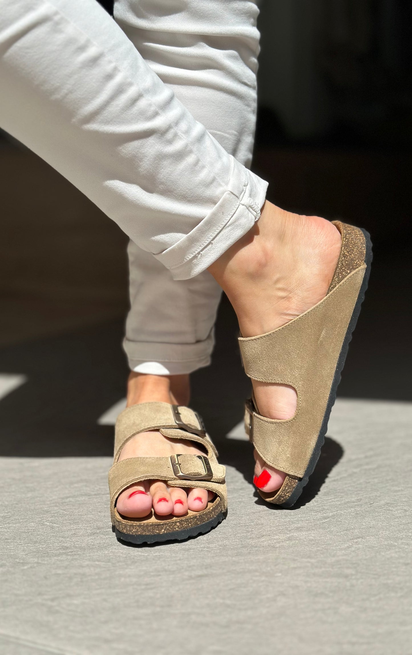 Nu-pieds CUBANAS Beige femme