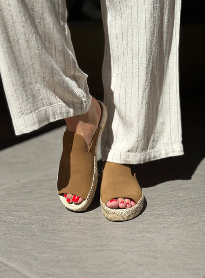 Nu-pieds PALOMITAS by PALOMA BARCELO camel femme