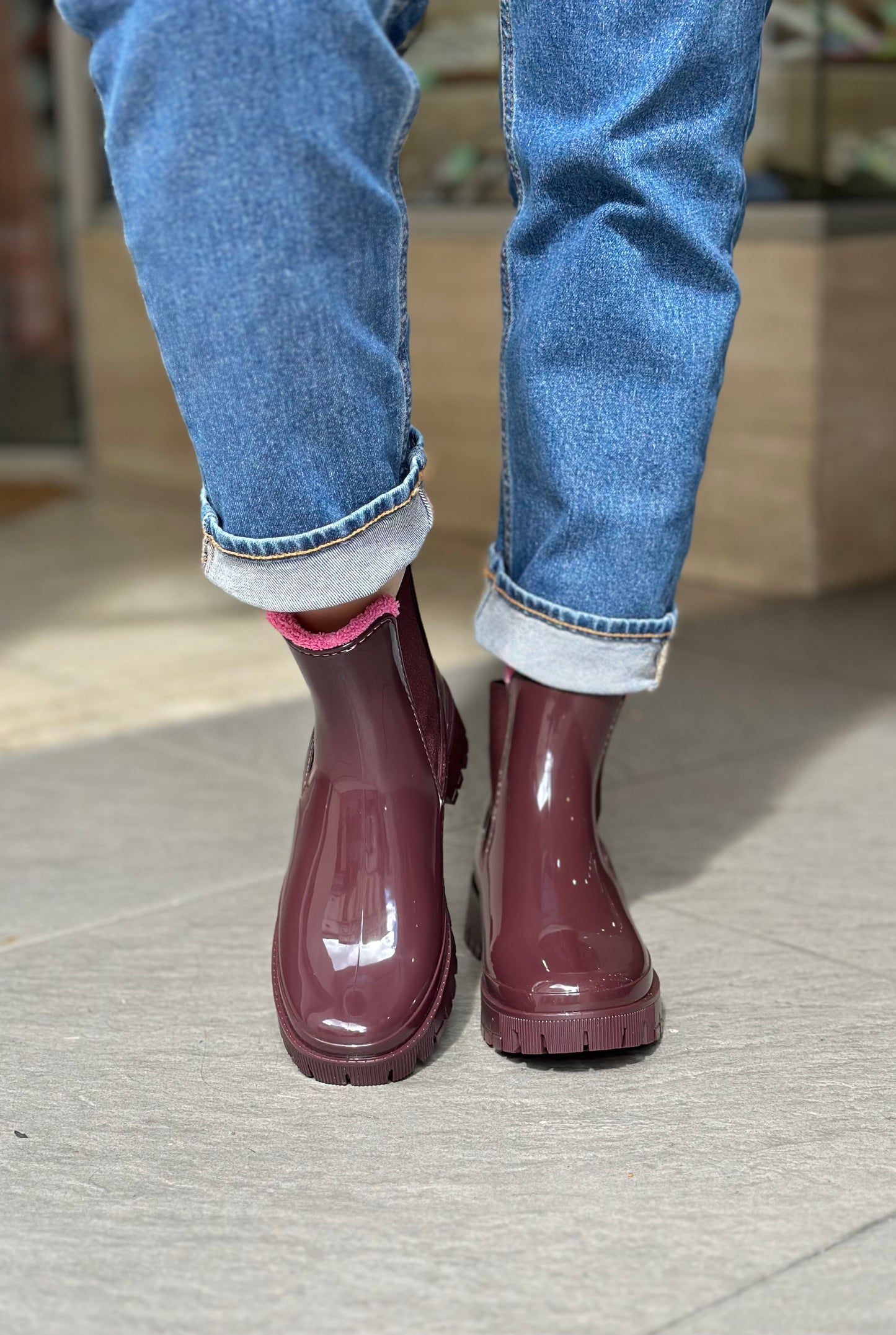 Bottines de pluie EIRWEN dark cherry LEMON JELLY