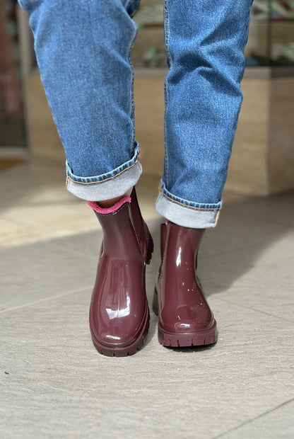 Bottines de pluie EIRWEN dark cherry LEMON JELLY