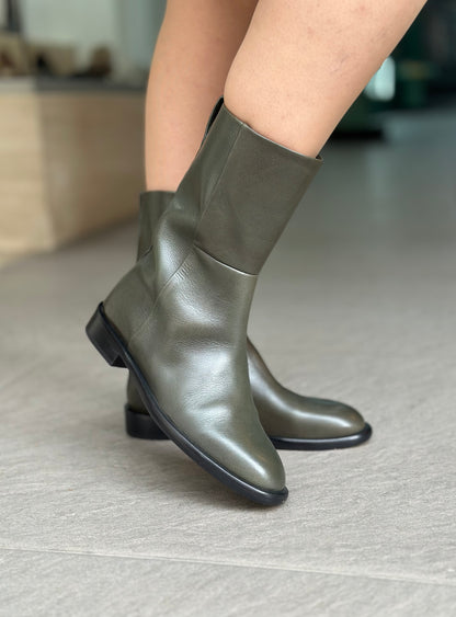 Bottines cavalière JVAM 37437 WINTER FOREST KAKI femme