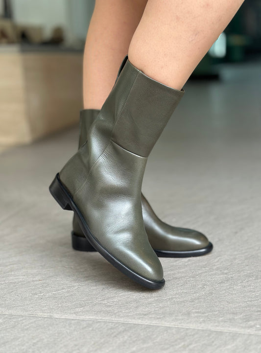 Bottines cavalière JVAM 37437 WINTER FOREST KAKI femme