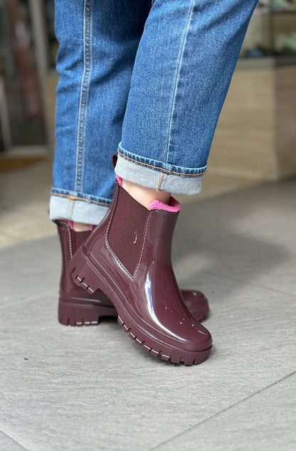 Bottines de pluie EIRWEN dark cherry LEMON JELLY