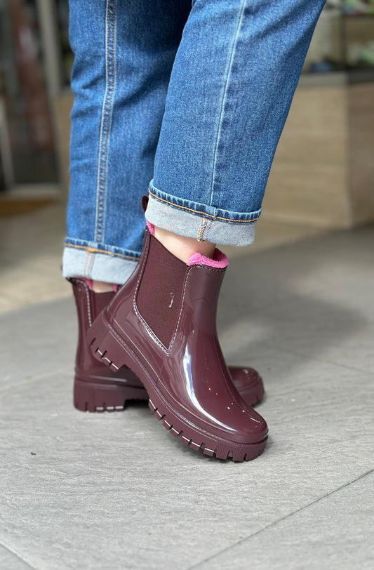 Bottines de pluie EIRWEN dark cherry LEMON JELLY