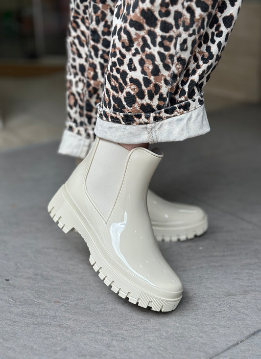 Bottines de pluie PEACHY oat milk LEMON JELLY