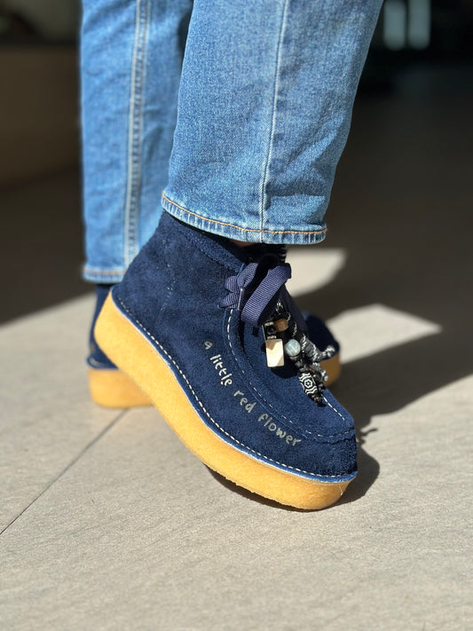 Chaussures montantes NAN-KU EFK-03 BLUE femme