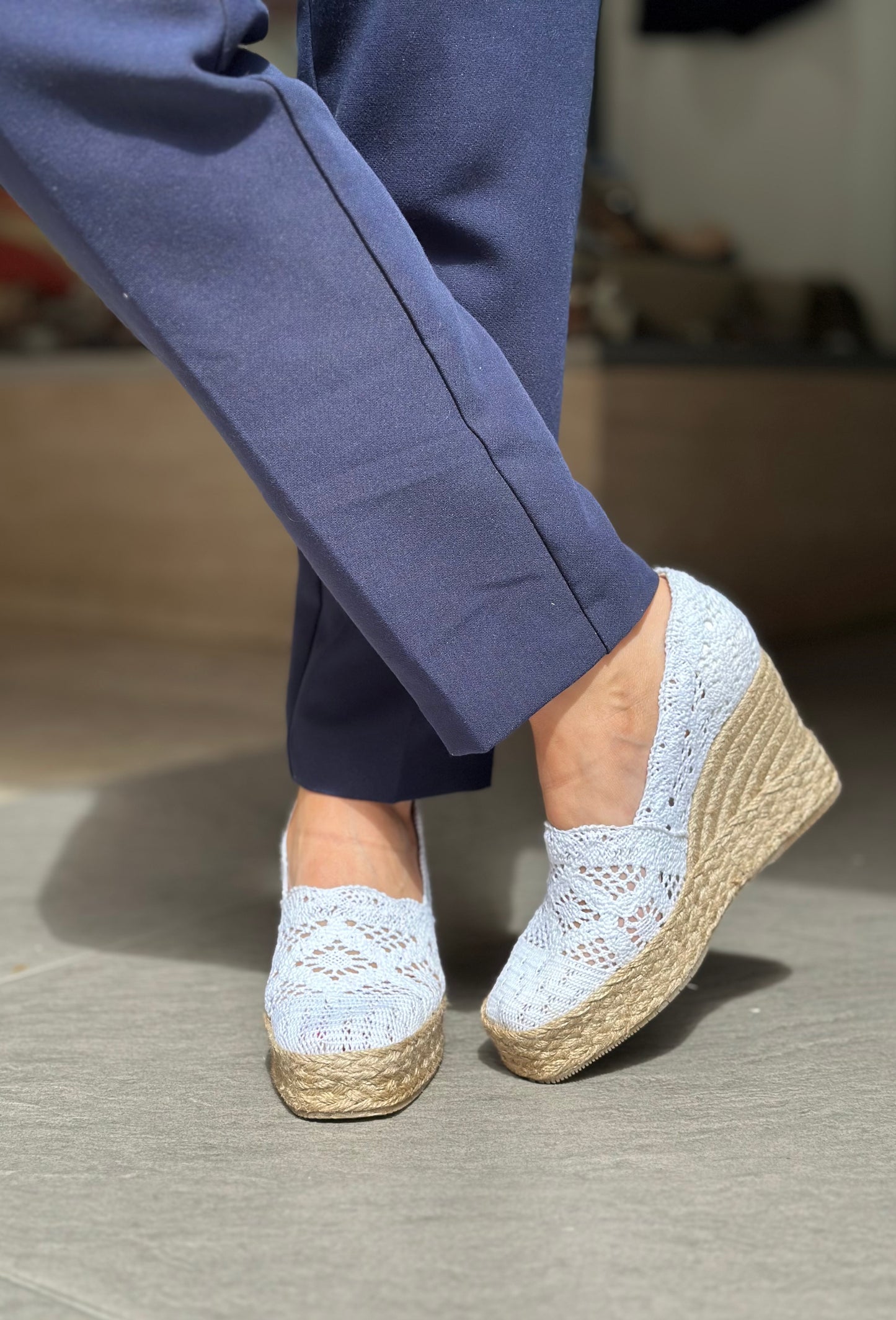 Talons compensés PALOMITAS by PALOMA BARCELO blanc femme