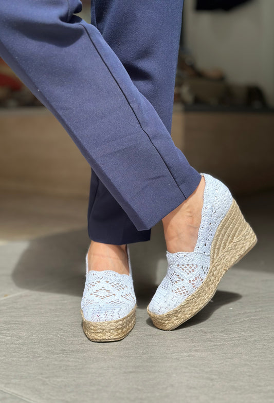 Talons compensés PALOMITAS by PALOMA BARCELO blanc femme
