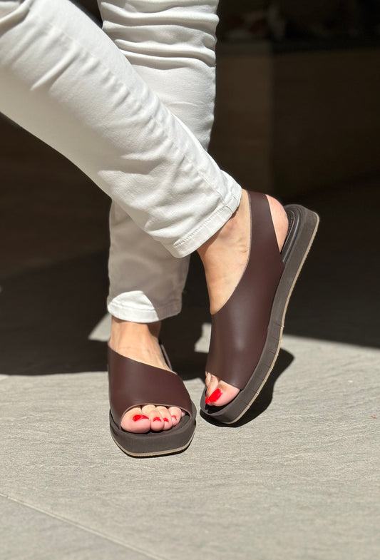 Nu-pieds PALOMITAS by PALOMA BARCELO marron femme