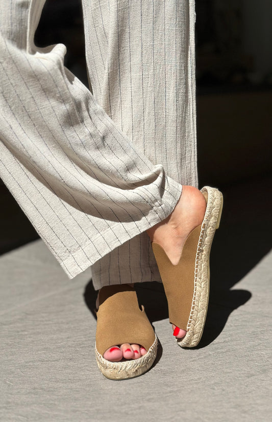 Nu-pieds PALOMITAS by PALOMA BARCELO camel femme