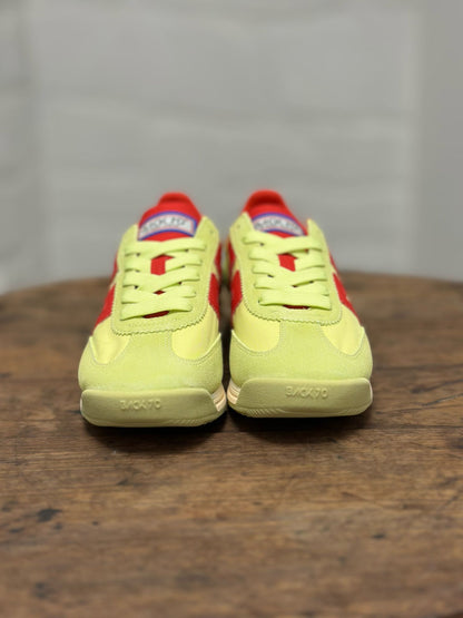 Baskets BACK 70 BARKLEY Jaune/Croco rouge Femme