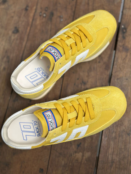 Baskets BACK 70 BARKLEY Jaune Femme