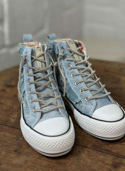 Baskets CAFE NOIR jeans Femme
