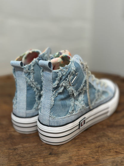 Baskets CAFE NOIR jeans Femme
