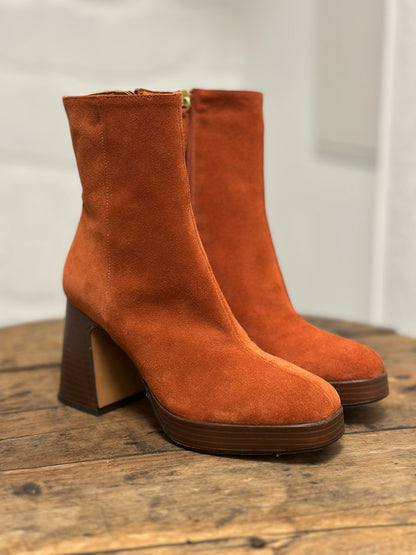 Bottines SILMIA Orange 24604 ANGEL ALARCON