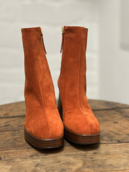 Bottines SILMIA Orange 24604 ANGEL ALARCON