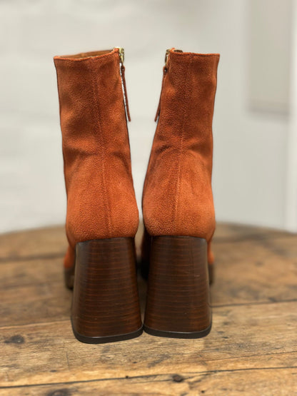 Bottines SILMIA Orange 24604 ANGEL ALARCON