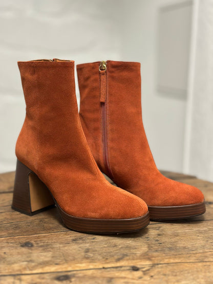 Bottines SILMIA Orange 24604 ANGEL ALARCON
