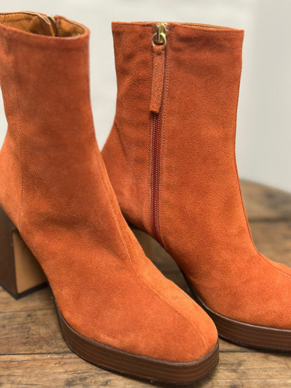 Bottines SILMIA Orange 24604 ANGEL ALARCON