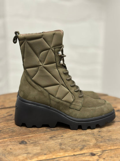 Bottines SILVER Kaki WONDERS G-7004