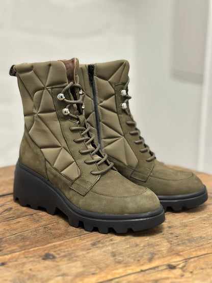 Bottines SILVER Kaki WONDERS G-7004