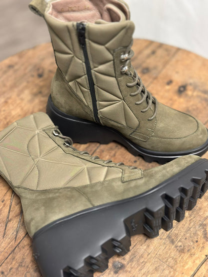 Bottines SILVER Kaki WONDERS G-7004