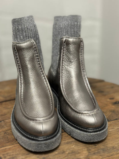 Bottines plates NUCLEO PELTRO 26251 Argenté Week end by PEDRO MIRALLES