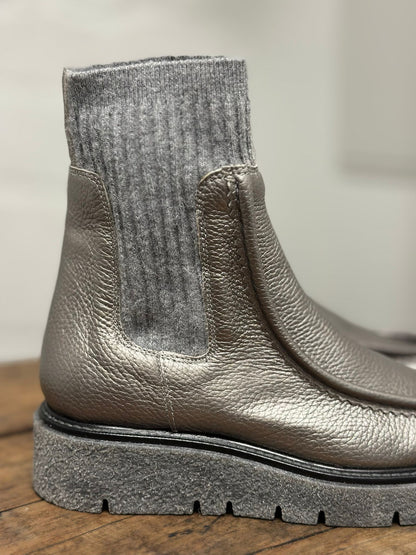 Bottines plates NUCLEO PELTRO 26251 Argenté Week end by PEDRO MIRALLES
