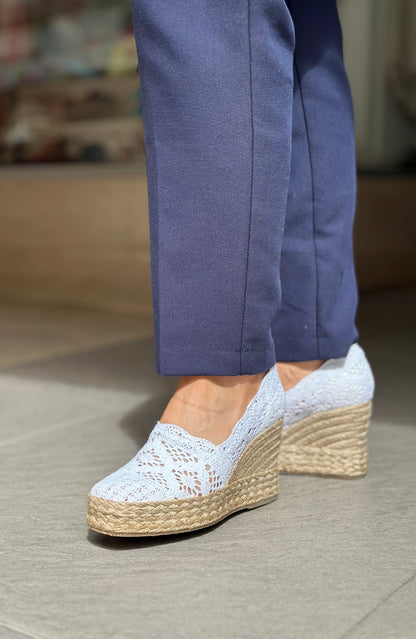 Talons compensés PALOMITAS by PALOMA BARCELO blanc femme