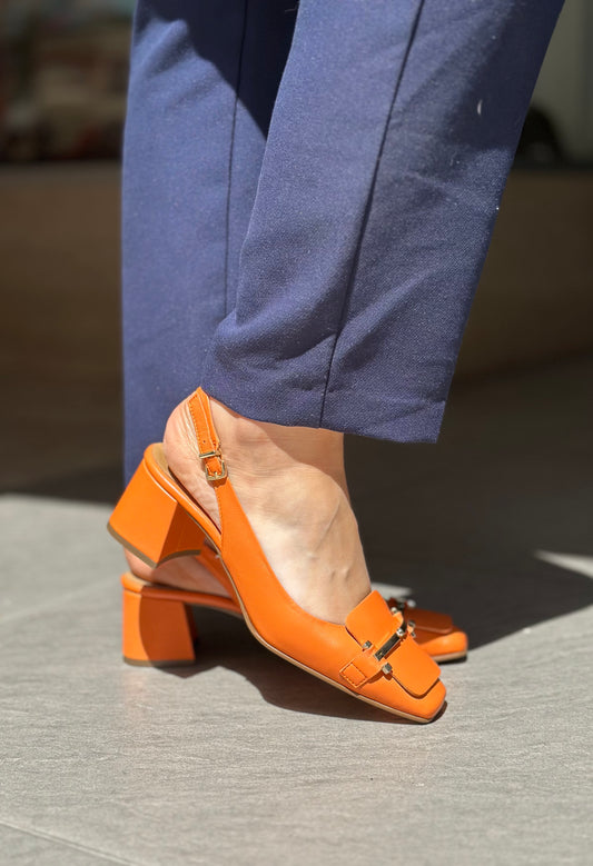 Chaussures à talons PEDRO MIRALLES orange femme