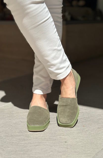 Mocassins PALOMITAS by PALOMA BARCELO kaki femme