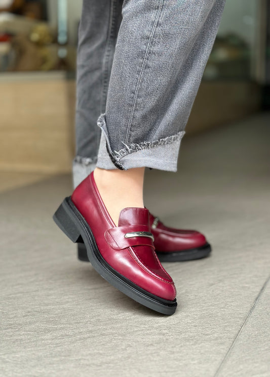 Mocassins ANGEL ALARCON 25562-151A BORDEAUX femme