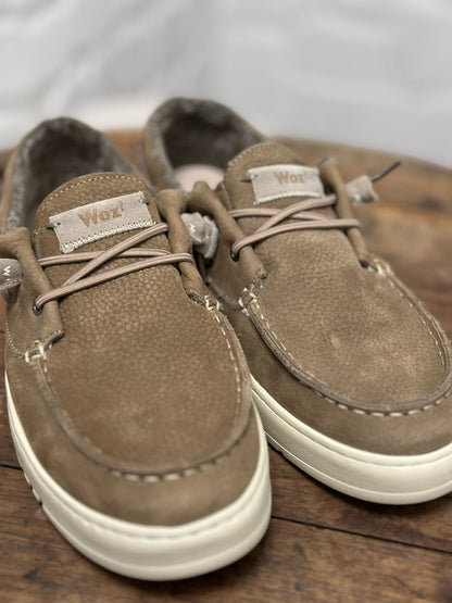 Chaussures bateau WOZ Taupe homme