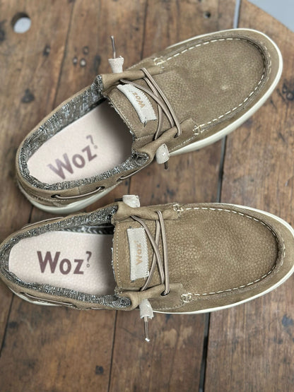 Chaussures bateau WOZ Taupe homme