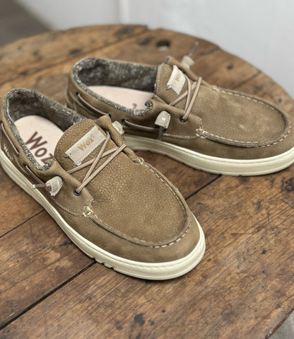 Chaussures bateau WOZ Taupe homme