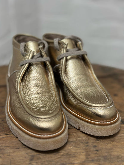 Chaussures plates NUCLEO PELTRO 26254 Doré Week end by PEDRO MIRALLES