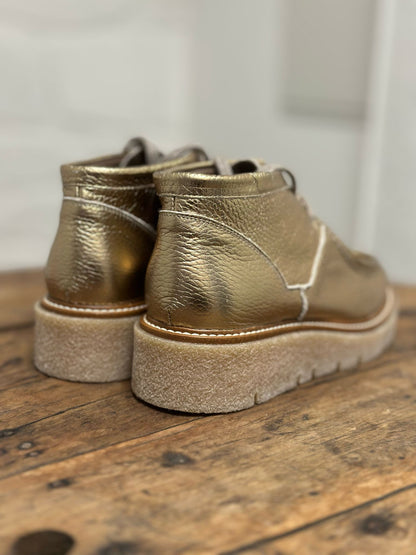 Chaussures plates NUCLEO PELTRO 26254 Doré Week end by PEDRO MIRALLES