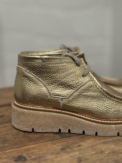 Chaussures plates NUCLEO PELTRO 26254 Doré Week end by PEDRO MIRALLES