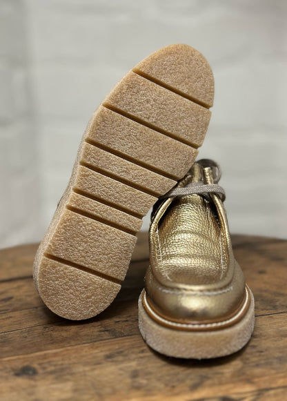 Chaussures plates NUCLEO PELTRO 26254 Doré Week end by PEDRO MIRALLES