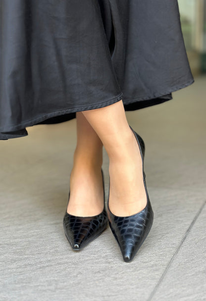 Escarpins ANGEL ALARCON 25552-458B MANATI NOIR femme