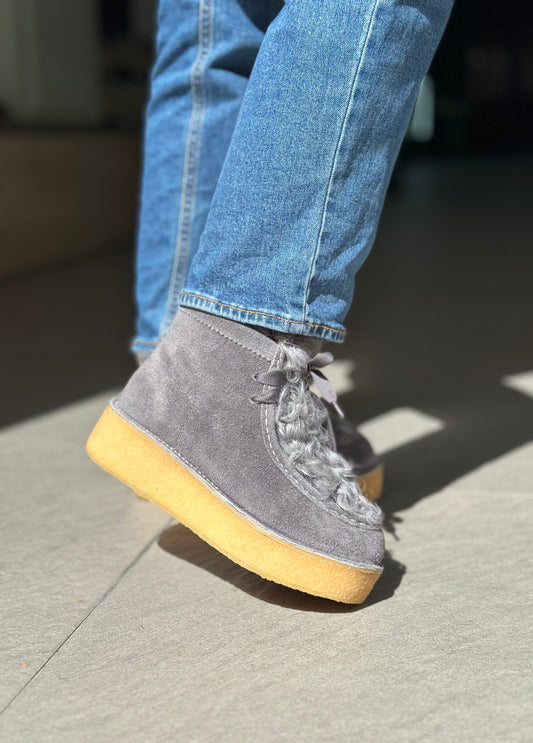 Chaussures montantes NAN-KU EFK-01 GREY femme