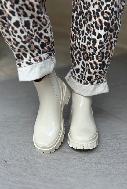 Bottines de pluie PEACHY oat milk LEMON JELLY