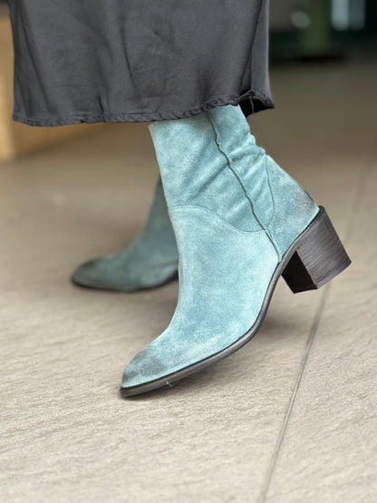 Bottines MAISON21 1951 SAYO GRANITO BLEU femme