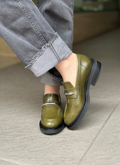 Mocassins ANGEL ALARCON 25562-151A VERT femme